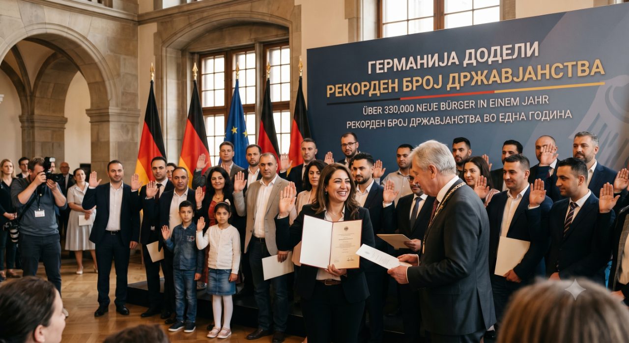 ГЕРМАНИЈА ДОДЕЛИ РЕКОРДЕН БРОЈ ДРЖАВЈАНСТВА